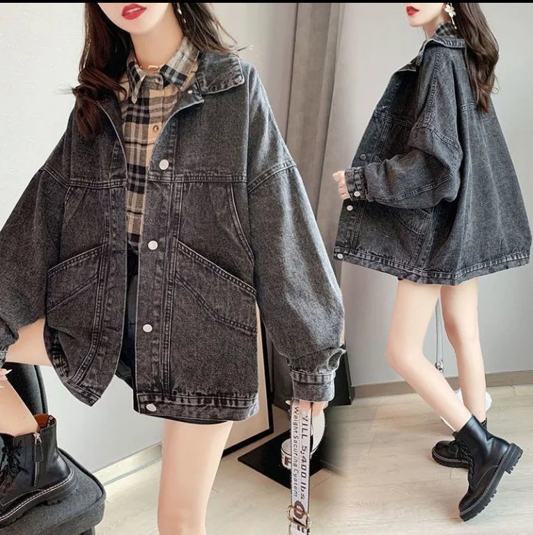Veste en jean vintage pour femmes