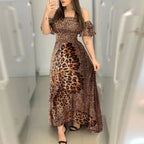 Robe longue à volants pour femmes