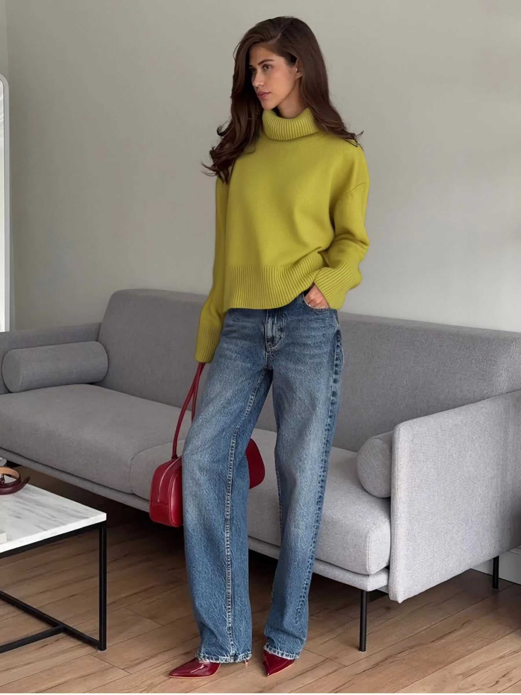 Pulls en maille douce et ample pour femmes