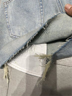 Short en jean déchiré pour femmes