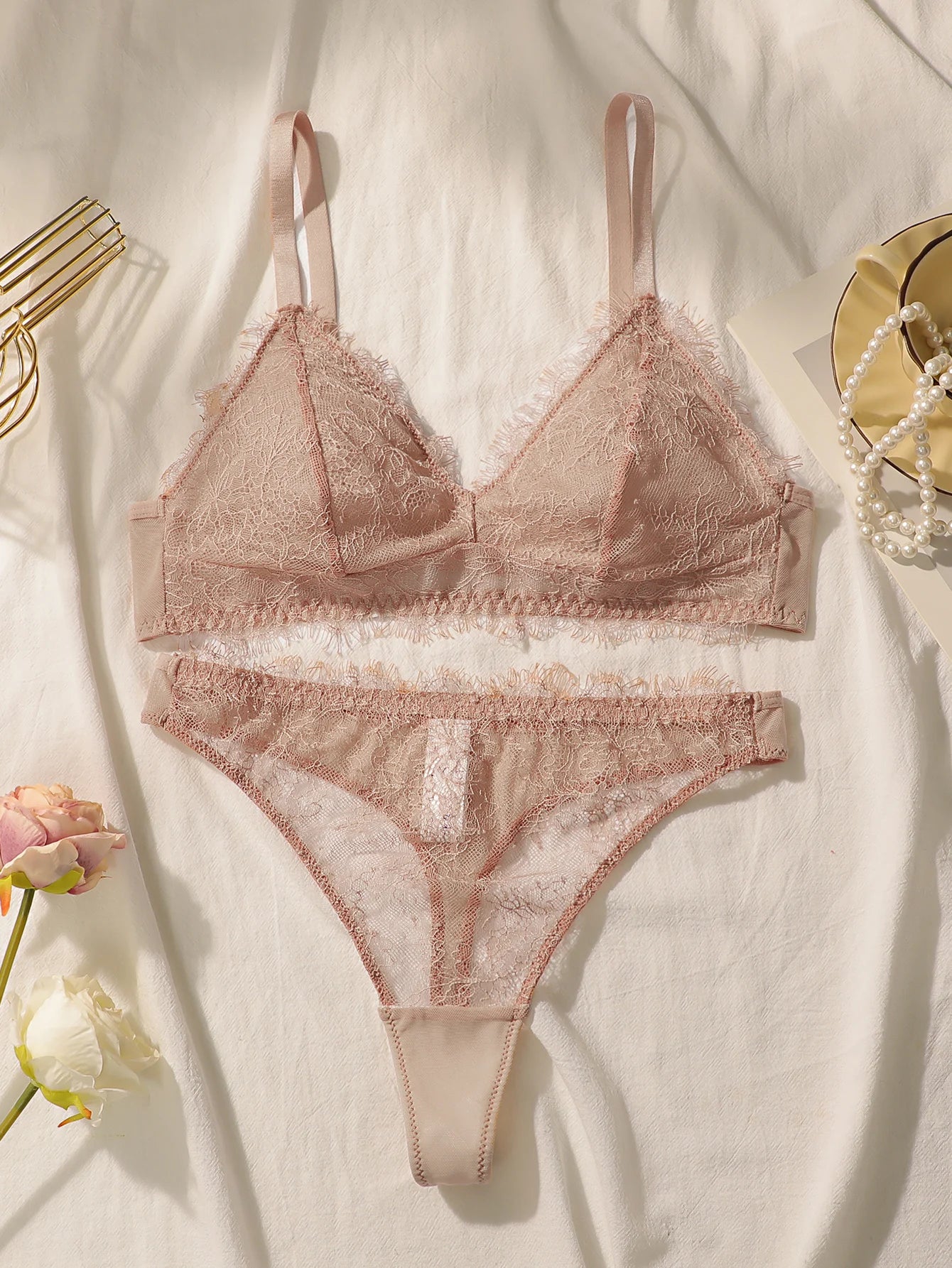 Ensemble de sous-vêtements doux pour femmes