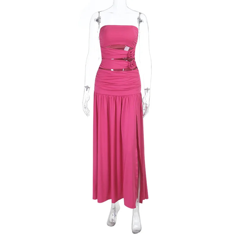 Robe longue bustier d'été pour femmes