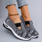 Chaussures plates d'été en maille respirante pour femmes