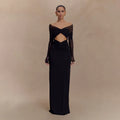 Robe à épaules dénudées pour femmes