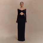 Robe à épaules dénudées pour femmes