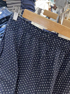 Jupe d'été en dentelle patchwork à pois pour femmes