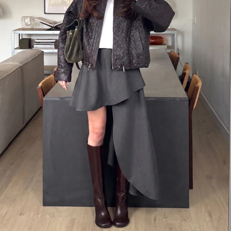 Jupe maxi à volants pour femmes