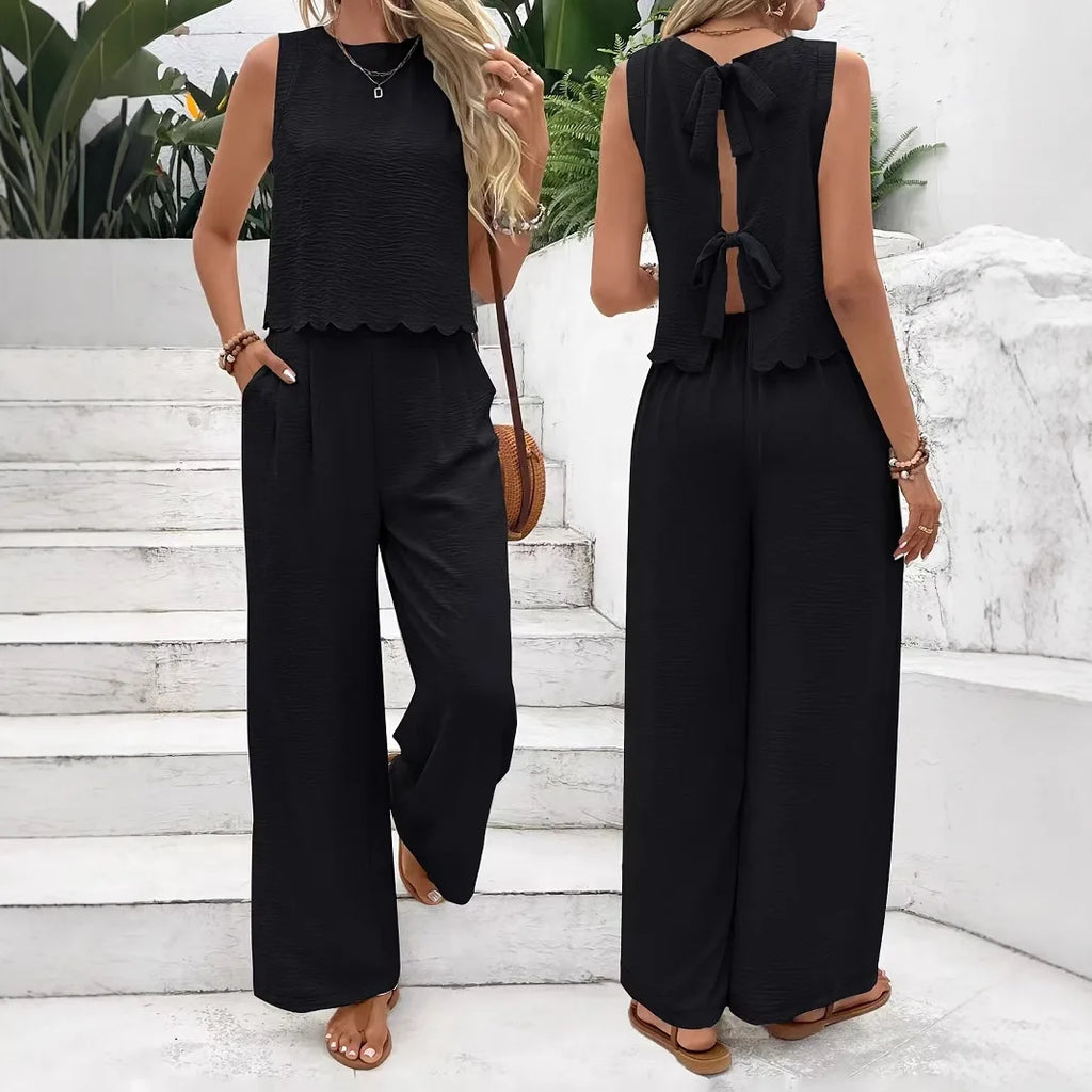Ensemble pantalon ample et décontracté pour femmes