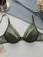 Soutien-gorge ultra-fin en dentelle pour femmes