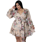Mini robe à imprimé floral pour femmes