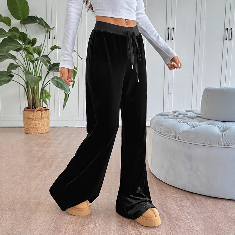 Pantalon évasé Baggy décontracté pour femmes