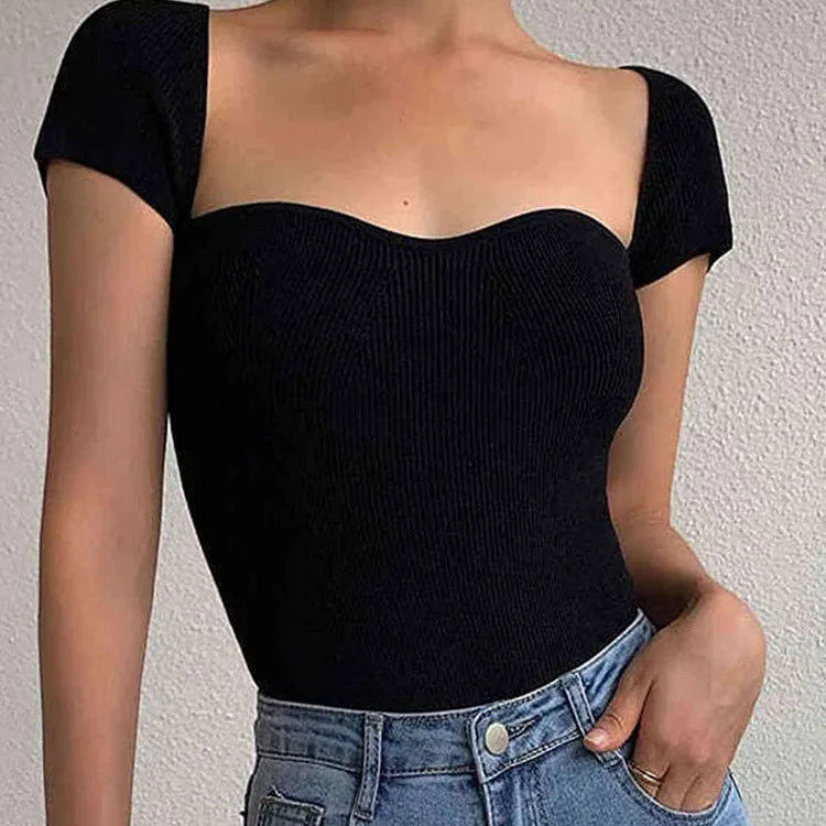 Tops à manches courtes pour femmes