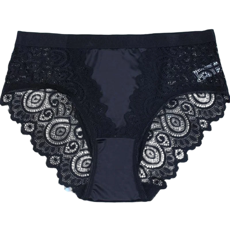 Culottes soie Satin taille basse pour femmes