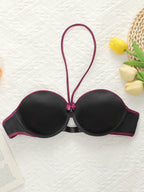 Soutien-gorge sexy papillon brodé suspendu au cou pour femmes