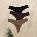Ensemble glace soie sans couture sans fil soutien-gorge et string pour femmes