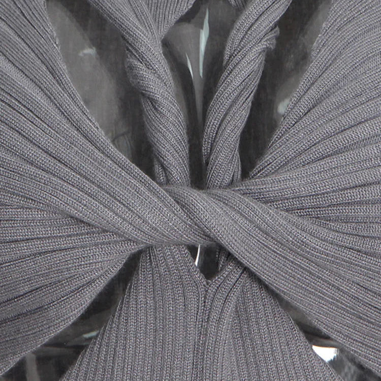 Débardeur en tricot ajouré pour femmes