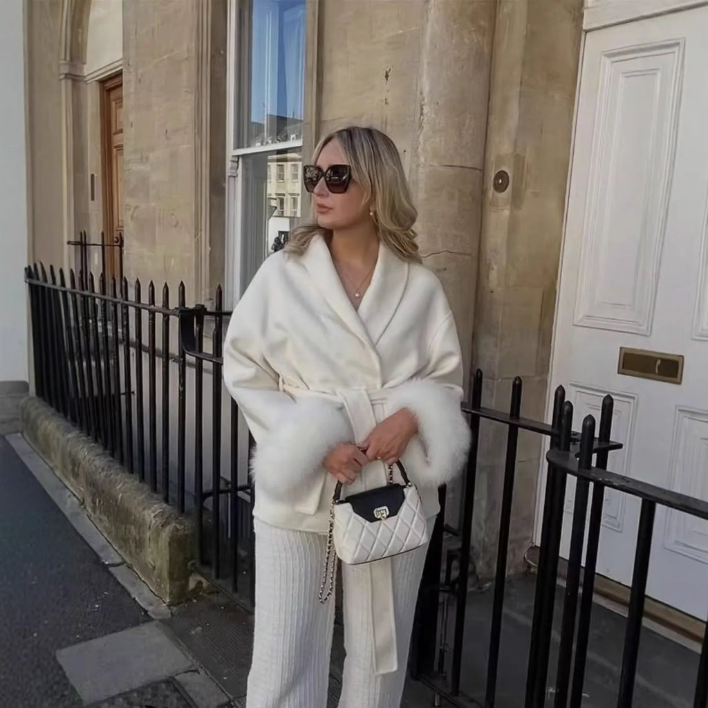 Manteau en laine tendance pour femmes