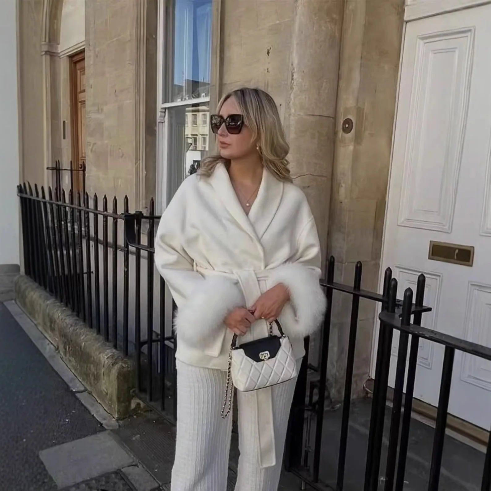 Manteau en laine tendance pour femmes