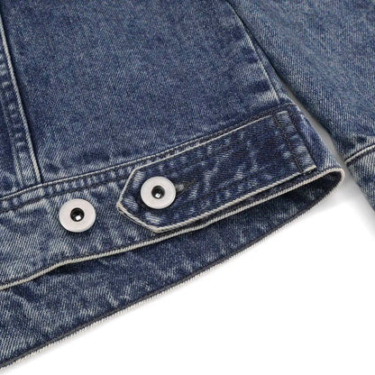 Veste en Jean Bleu Femme – Classique Boutonnée