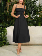 Robe longue sans manches pour femmes