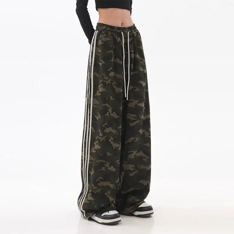 Pantalon de jogging rayé pour femmes