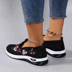 Chaussures plates d'été en maille respirante pour femmes