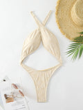 Maillot de bain une pièce déformable pour femmes