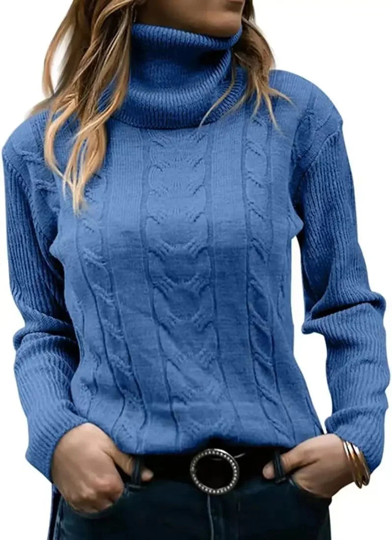 Pull tricoté vintage pour femmes