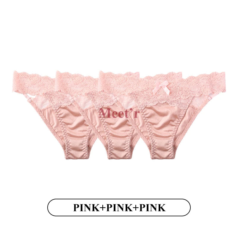 Culottes taille basse en dentelle pour femmes