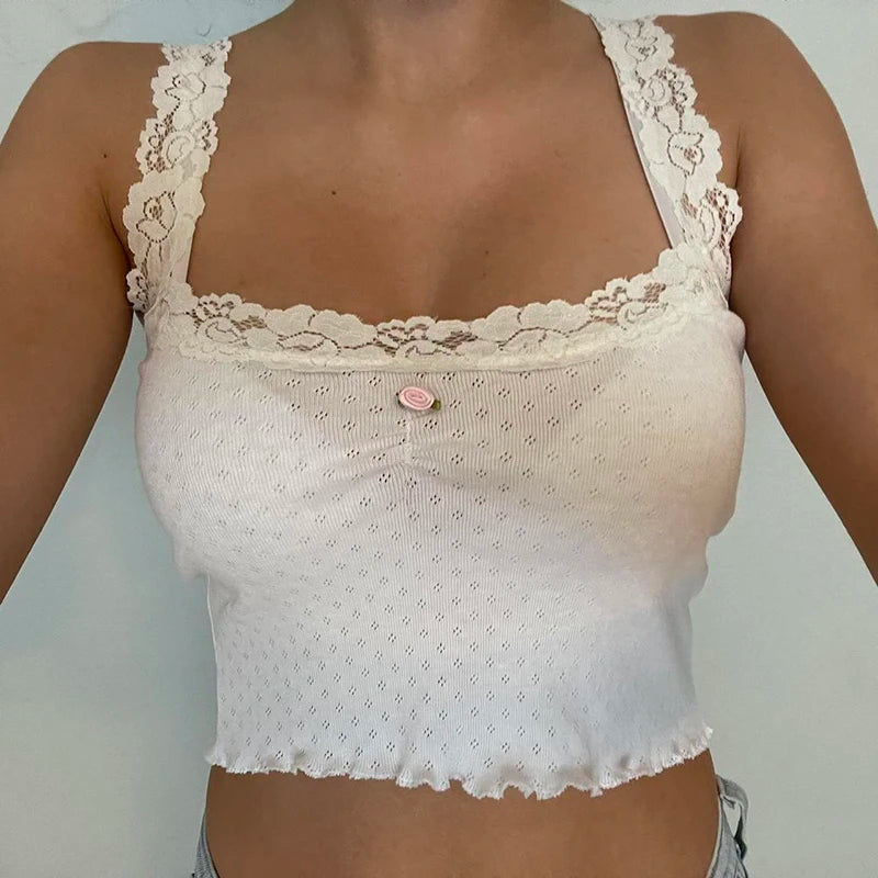 Débardeur dos nu, vintage, années 2000 pour femmes
