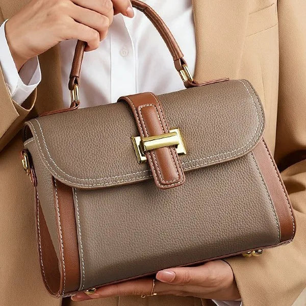 Sac à bandoulière de luxe léger et tendance en cuir pour femmes
