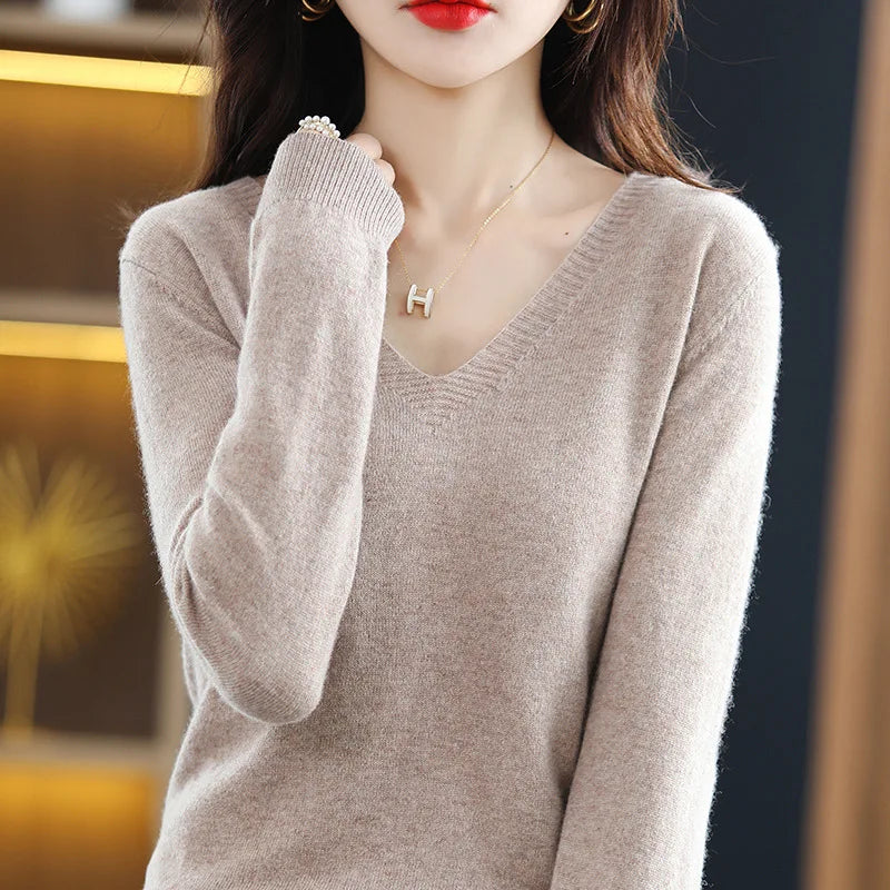 Pull à coupe ajustée pour femmes