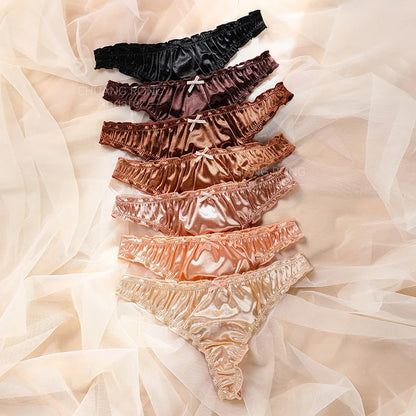 String Effet Soie Femme – Lingerie Discrète