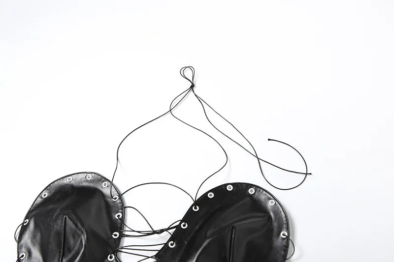 Débardeurs gothique noir foncé pour femmes