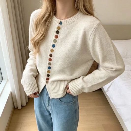 Cardigan Ample Femme – Maille Style Coréen