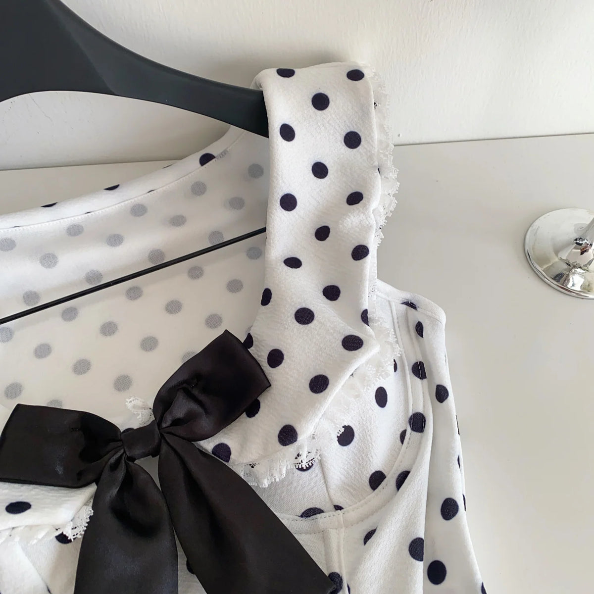 Débardeur Doux Femme – Imprimé Pois