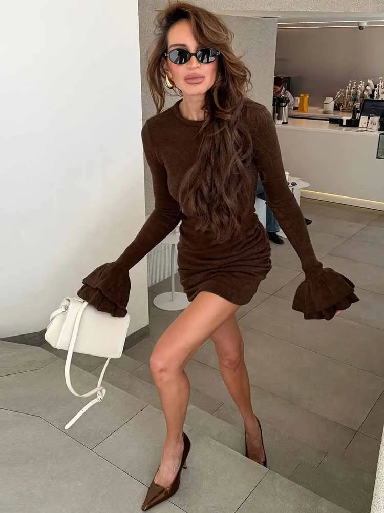 Robe pull mini élégante pour femmes