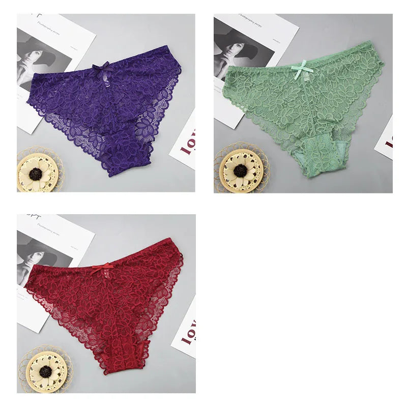 Lot de 3 culottes sans couture pour femmes