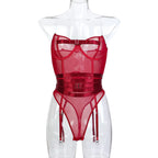 Body moulant en maille pour femmes