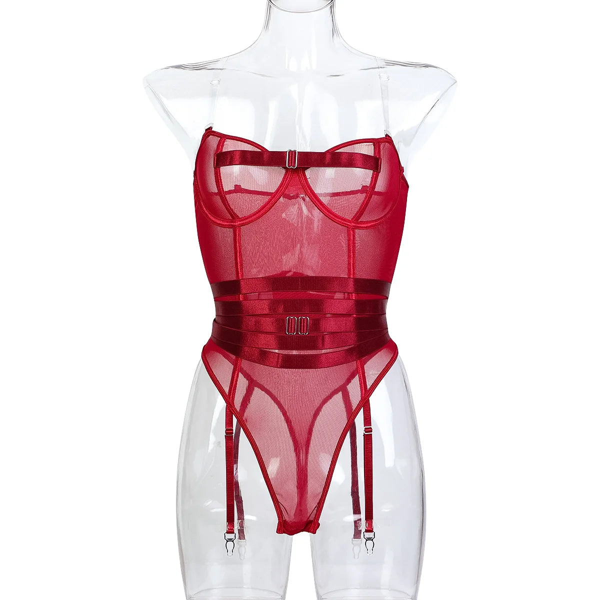 Body moulant en maille pour femmes