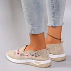 Chaussures plates d'été en maille respirante pour femmes