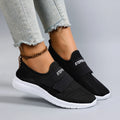 Chaussures plates d'été en maille respirante pour femmes