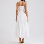 Robe longue d'été à imprimé floral pour femmes
