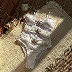 Maillots de bain une pièce découpé pour femmes