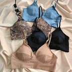 Soutien-gorge confortable sans fil sans couture pour femmes