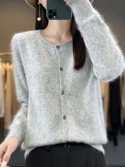 Cardigan Classique Femme – Cachemire de Vison