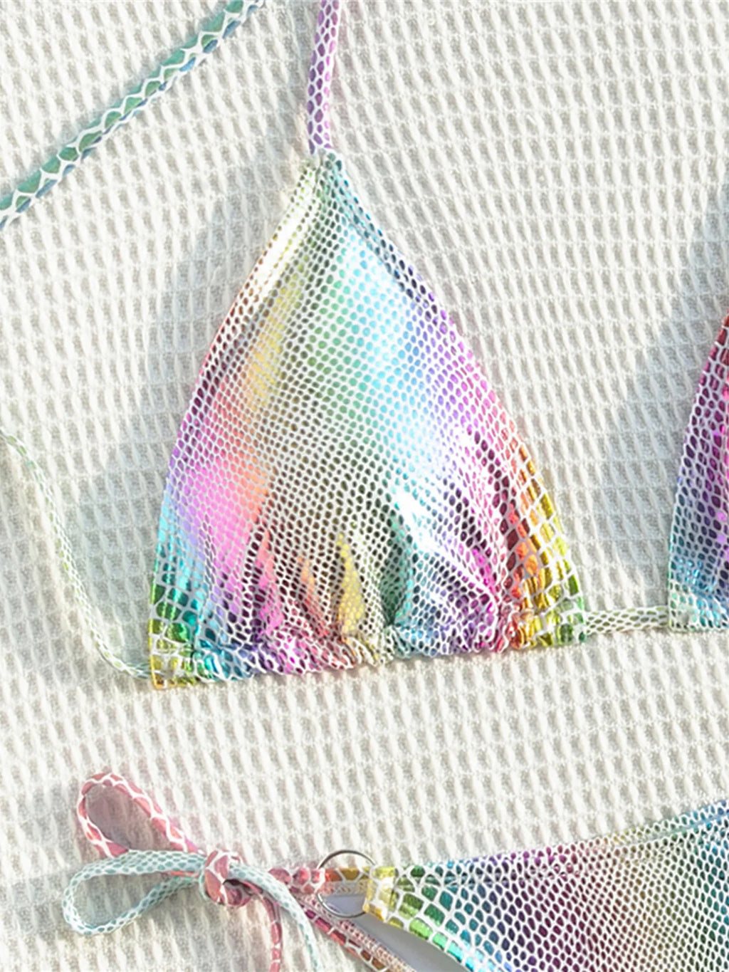 Maillot de bain deux pièces coloré pour femmes