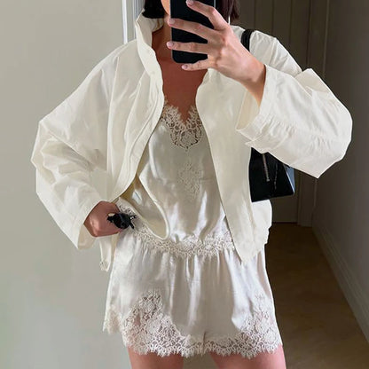 Veste femme urbaine à col montant
