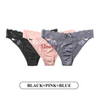 Culottes taille basse en dentelle pour femmes