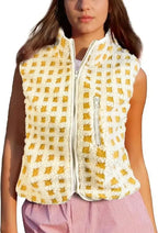 Gilet à fermeture éclair pour femmes